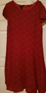 Red Alfani dress from Macy's